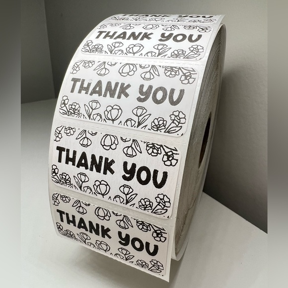 100 Thank You Stickers 2in | Packaging Supplies NWT​​​​​ - Picture 6 of 12